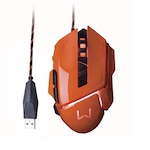 Mouse Gamer Warrior MO263 Ivor 3200DPI 7 Botões Controle DPI LARANJA