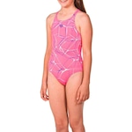 Maiô Arena Water Jr New V Back L - Infantil ROSA