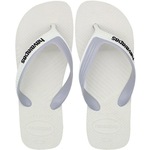 Chinelo Havaianas Dual - Adulto BRANCO/CINZA