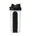 Garrafa Squeeze Gold Sports Mixer e Porta Comprimido - 750ml PRETO