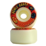 Roda de Skate Moska Bolwl Banks 53D - 58mm BRANCO