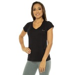 Camiseta Trinys Fanny Viscose A-649 - Feminina PRETO