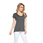 Camiseta Trinys Fanny Viscose A-649 - Feminina CINZA