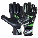 Luvas de Goleiro Three Stars Keeper Campo - Infantil PRETO/VERDE