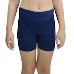 Short Ritmus Básico Suplex Light Curto - Infantil MARINHO/VERDE/BRANCO