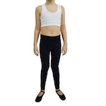 Calça Legging Ritmus Básica Suplex Light - Infantil PRETO