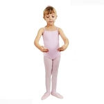 Collant para Ballet Ritmus Alças Finas Cinthia - Infantil ROSA