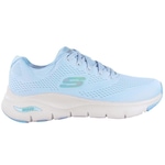 Tênis Skechers Arch Fit - Feminino AZUL CLA/BRANCO