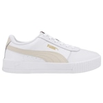 Tênis Puma Carina L BDP - Feminino Branco/Bege