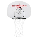 Tabela de Basquete Starflex Aro + Rede BRANCO