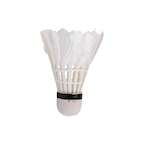 Peteca Badminton Starflex com Penas BRANCO