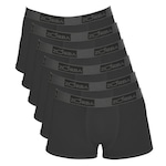 Kit de Cuecas Boxer Zorba Plus 717 - Masculino - 6 Unds PRETO