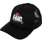 Boné Aba Curva Quiksilver G Land Pro Trucker  - Snapback - Adulto PRETO