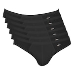 Kit de Cuecas Slip Zorba 791 - Masculino - 6 Unds PRETO