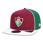 Boné Aba Reta New Era 9Fifty Original Fit Fluminense Futebol - Snapback - Adulto VERMELHO