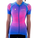 Camisa Ciclismo Elite Bike Colors - Infantil AZUL ESC/ROSA