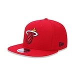 Boné Aba Reta New Era Miami Heat 950 Primary NBA - Snapback - Adulto Preto/Bege