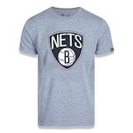 Camiseta New Era NBA Brooklyn Nets Basic Logo - Masculina CINZA