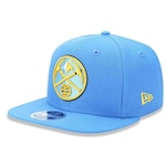 Boné Aba Reta New Era Denver Nuggets 950 Primary - Snapback - Adulto Azul/Amarelo