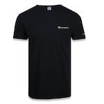 Camiseta Champion Malhão Mini Script Bordado - Masculino PRETO