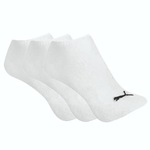 Meia Puma Logo - Adulto - 3 Pares BRANCO