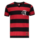 Camisa Flamengo Braziline Fla Tri - Masculina Vermelho/Preto