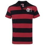 Camisa Polo Braziline Flamengo Control - Masculina PRETO/VERMELHO