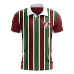 Camisa Polo Braziline Fluminense Mall - Masculina VINHO/VERDE