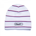 Gorro HUF Logo Stripe Beanie - Adulto BRANCO