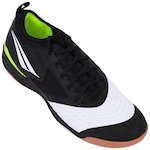 Chuteira Futsal Penalty Max 1000 Ecoknit - Adulto PRETO/BRANCO