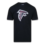 Camiseta New Era Atlanta Falcons Logo Time NFL - Masculina PRETO