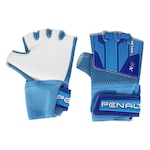 Luva de Goleiro Penalty Delta Training X Indoor - Infantil AZUL/BRANCO