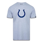 Camiseta New Era Indianapolis Colts Logo Time NFL - Masculina CINZA