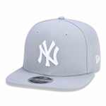 Boné Aba Reta New Era 950 Original Fit MLB New York Yankees 29994 - Snapback - Adulto BRANCO/CINZA