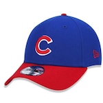 Boné Aba Curva New Era Chicago Cubs 940 Team Color  - Snapback - Adulto AZUL/VERMELHO