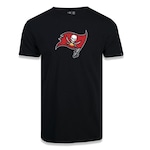 Camiseta New Era Tampa Bay Buccaneers Logo Time - Masculina PRETO