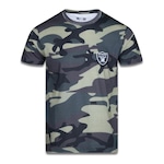 Camiseta New Era Masculina Las Vegas Raiders NFL Military Total VERDE