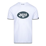 Camiseta New Era Masculina New York Jets Logo Time NFL BRANCO