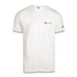 Camiseta Champion Malhão Mini Script Bordado - Masculina BRANCO