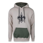 Blusão New Era NFL New Orleans Saints Military com Capuz - Masculino MARROM CLARO