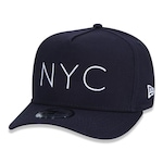 Boné Aba Curva New Era 940 A-Frame New York NYC - Snapback - Adulto AZUL ESCURO