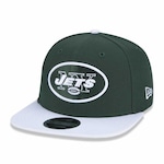 Boné Aba Reta New Era New York Jets 950 Classic Team - Snapback - Adulto VERDE/CINZA