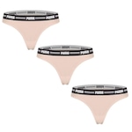 Kit de Calcinhas Puma - Adulto - 3 Unds ROSA