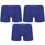 Cueca Boxer Selene sem Costura - Adulto - 3 Unidades AZUL