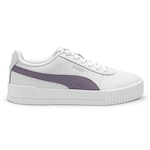 Tênis Puma Carina L BDP - Feminino BRANCO/ROXO