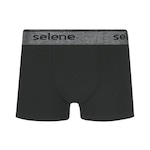 Kit de Cuecas Boxer Selene Algodão - 4 Unidades - Infantil CINZA/PRETO