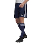 Calção adidas Squadra 21 - Masculino AZUL ESC/BRANCO