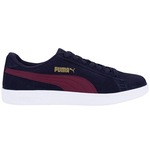 Tênis Puma Smash V2 BDP - Masculino AZUL ESC/VERMELHO