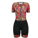 Macaquinho para Ciclismo SportXtreme Libertá - Feminino VERMELHO