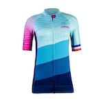 Camisa de Ciclismo Woom Supreme France AZUL